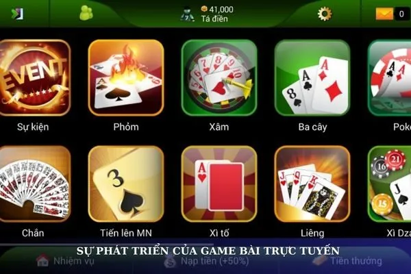 Các loại game bài trực tuyến và sự phát triển của chúng trong ngành công nghiệp giải trí